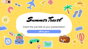 เทมเพลตการนำเสนอการท่องเที่ยวฤดูร้อนฟรี - ธีม Google สไลด์และเทมเพลต PowerPoint