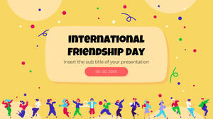 Modelo de apresentação gratuita do Dia Internacional da Amizade – Tema do Google Slides e modelo de PowerPoint