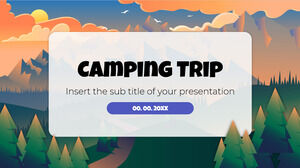 Plantilla de presentación gratuita de viaje de campamento – Tema de Google Slides y plantilla de PowerPoint
