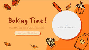 Plantilla de presentación gratuita Baking Time - Tema de Google Slides y plantilla de PowerPoint