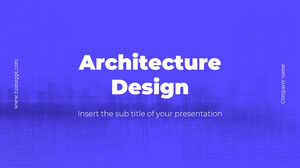 Бесплатный шаблон презентации «Архитектурный дизайн» — тема Google Slides и шаблон PowerPoint