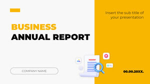 İşletme Yıllık Raporu Ücretsiz Sunum Şablonu – Google Slaytlar Teması ve PowerPoint Şablonu