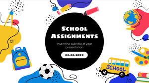 School Assignments Free Presentation Template – Google Slides Theme and PowerPoint Template