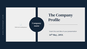 Minimal Company Profile Free Presentation Template – Google Slides Theme and PowerPoint Template