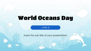 Бесплатный шаблон презентации Всемирного дня океанов – тема Google Slides и шаблон PowerPoint