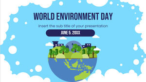 世界環境日快樂免費演示模板 - Google 幻燈片主題和 PowerPoint 模板