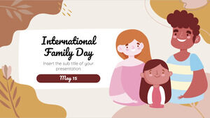 Bezpłatny szablon prezentacji z okazji Międzynarodowego Dnia Rodziny – motyw Prezentacji Google i szablon programu PowerPoint