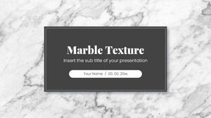 大理石纹理免费演示模板 - Google幻灯片主题和PowerPoint模板