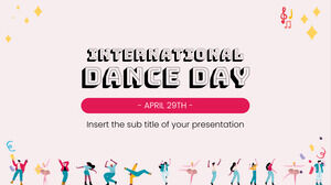 Uluslararası Dans Günü Ücretsiz Sunum Şablonu – Google Slaytlar Teması ve PowerPoint Şablonu