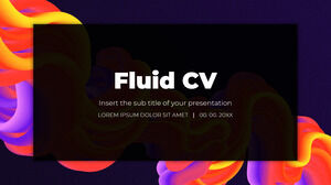 เทมเพลตการนำเสนอ Fluid CV ฟรี - ธีม Google สไลด์และเทมเพลต PowerPoint