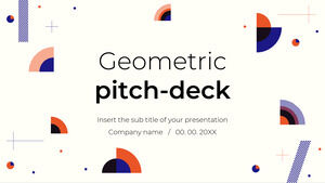 Modèle de présentation gratuit de proposition de projet d'entreprise géométrique - Thème Google Slides et modèle PowerPoint
