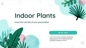 Modello di presentazione gratuito per piante da interno - Tema di Presentazioni Google e modello PowerPoint