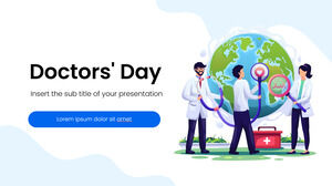 Șablon de prezentare gratuit pentru Ziua Doctorului – Tema Prezentări Google și șablon PowerPoint