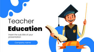 Бесплатный шаблон презентации «Педагогическое образование» — тема Google Slides и шаблон PowerPoint