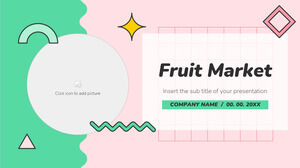 meyve pazarı-ücretsiz-sunum-teması