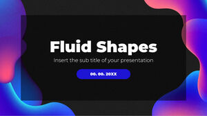 Temă de prezentare gratuită Forme fluide