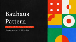 Temă de prezentare gratuită cu model Bauhaus