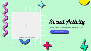 Soziale Aktivität Kostenlose PowerPoint-Vorlage und Google Slides-Design