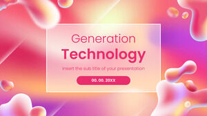 Templat PowerPoint Gratis Teknologi Generasi