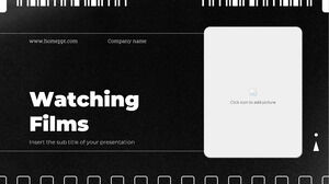 Regarder des films Modèle PowerPoint gratuit et thème Google Slides