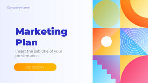 Plan de marketing Plantilla gratuita de PowerPoint y tema de Google Slides