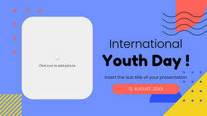 Internationale Jugendtag Kostenlose PowerPoint-Vorlage und Google Slides-Design