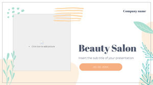 Güzellik Salonu Ücretsiz PowerPoint Şablonu ve Google Slaytlar Teması