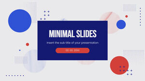 Минимальные слайды Бесплатный шаблон PowerPoint и тема Google Slides
