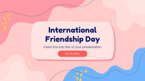 Templat PowerPoint Gratis Hari Persahabatan