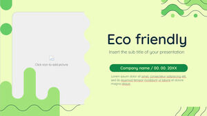 Umweltfreundliche kostenlose PowerPoint-Vorlage und Google Slides-Design