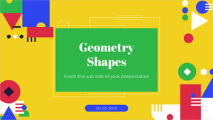Modèle PowerPoint gratuit de formes géométriques et thème Google Slides
