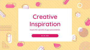 Kreatywna inspiracja Darmowy szablon programu PowerPoint i motyw Google Slides