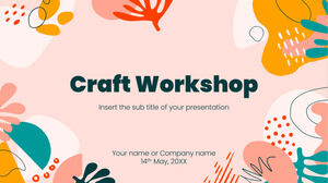 Craft Workshop Kostenlose PowerPoint-Vorlage und Google Slides-Design