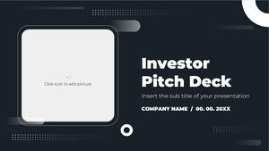 Investor Pitch Deck Бесплатный шаблон PowerPoint и тема Google Slides