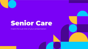 Modèle PowerPoint gratuit de soins aux personnes âgées et thème Google Slides