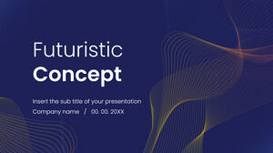 Futuristisches Konzept Kostenlose PowerPoint-Vorlage und Google Slides-Design