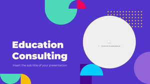 Șablon PowerPoint gratuit de consultanță în educație și temă Google Slides