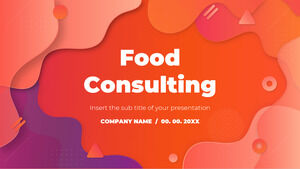 Șablon PowerPoint gratuit pentru consultanță alimentară și temă Google Slides