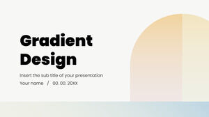 Modelo Gradient Design gratuito para PowerPoint e tema para Google Slides