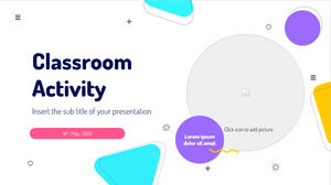 Șablon PowerPoint gratuit pentru activități în clasă și temă Google Slides