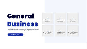 Șablon PowerPoint gratuit pentru afaceri generale și temă Google Slides