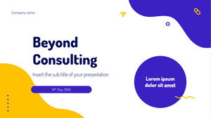 Modèle PowerPoint gratuit de Beyond Consulting et thème Google Slides