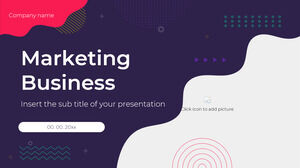 Modello PowerPoint gratuito per attività di marketing e tema di Presentazioni Google