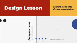 디자인 수업 무료 파워포인트 템플릿 및 Google 슬라이드 테마