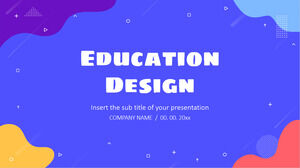 Waves Design de apresentação gratuito para o tema do Google Slides e modelo do PowerPoint