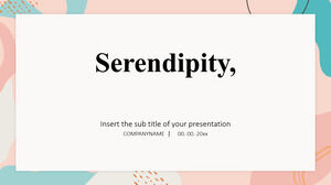 Serendipity Portfolio Design di presentazione gratuito per il tema Presentazioni Google e il modello PowerPoint