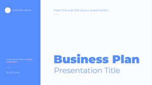 Business Plan Layout design di presentazione gratuito per il tema Presentazioni Google e il modello PowerPoint