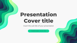 無料の Google スライドと PowerPoint for Wave Overlapping プレゼンテーション テンプレート