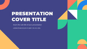 Temas gratuitos de Google Slides y plantillas de PowerPoint para presentaciones geométricas minimalistas