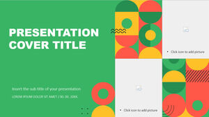 Tema Google Slides gratis dan Template PowerPoint untuk Presentasi Titik Bentuk Geometris